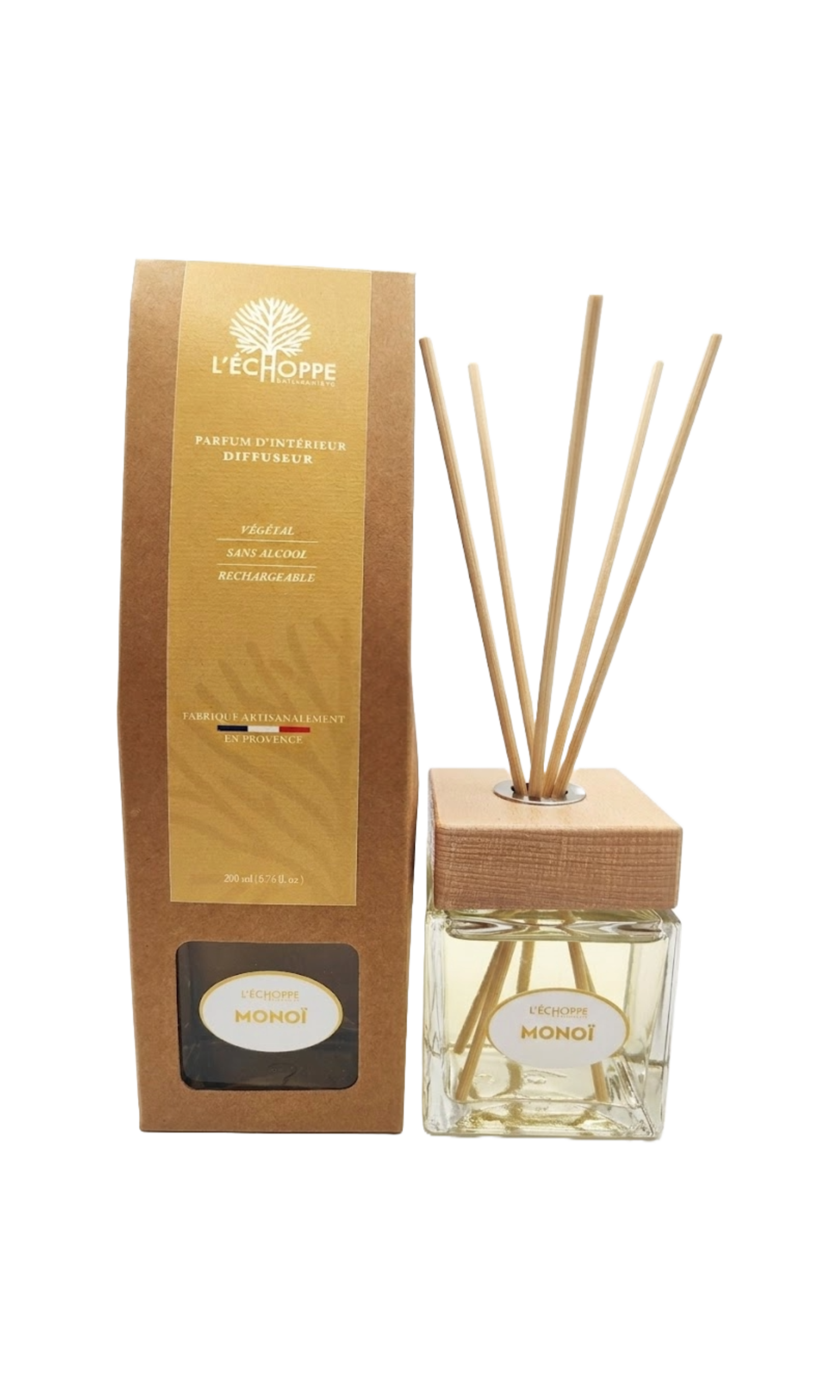 Namų kvapas L'ÉCHOPPE Monoï 200 ml 2 Namu Kvapas L'ECHOPPE Monoi 200m